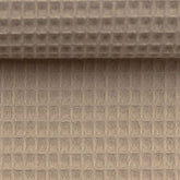 Waffelpique Waffelstoff Nelson Swafing dunkles beige