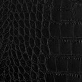 Kunstleder Krokodil Look Mick Swafing schwarz