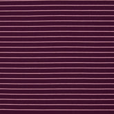 Jersey Stoff Streifen Isa bordeaux mauve