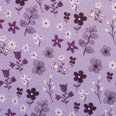 Baumwolljersey Winterbloom flieder