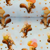 Jersey Stoff Eichhörnchen Eis Swafing Girona Stoffmeisterei