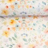 Baumwollstoff Webware Aquarellblumen Tarrenz Swafing
