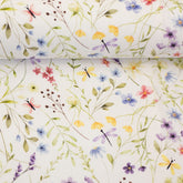 Baumwollstoff Webware Blumenwiese Swafing