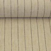 Viskose Leinen Mix Landshut Swafing beige mit Nadelstreifen