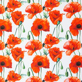 Dekostoff Canvas Mohnblumen