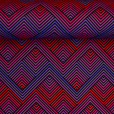 Canvas grafisches Muster Linien klein Pink - Abby Swafing