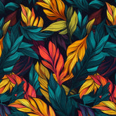 Modal French Terry Kairo bunte Blätter Swafing