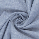 Leinen Baumwoll Mischgewebe Paul Swafing hellblau meliert