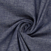 Leinen Baumwoll Mischgewebe Paul Swafing dunkelblau meliert