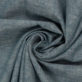 Leinen Baumwoll Mischgewebe Paul Swafing petrol meliert