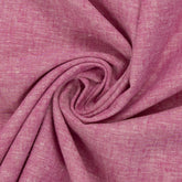 Leinen Baumwoll Mischgewebe Paul Swafing Streifen pink meliert