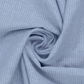 Leinen Baumwoll Mischgewebe Paul Swafing Streifen hellblau meliert