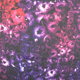 Satin Webware Blusenstoff Blumen