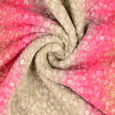 Boucle Farbverlauf pink beige