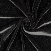 Velvet Glitzer Jersey schwarz