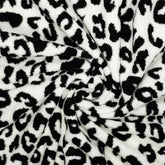 Leo Teddyfleece Plüsch schwarz weiß