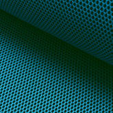 3D Netz Mesh mit Geweberücken türkis