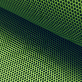 3D Neetz Mesh mit Geweberücken grün