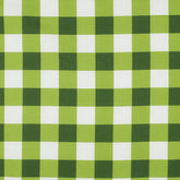 beschichtetet Baumwolle kariert grün weiß