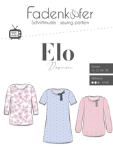 Papierschnittmuster Elo Bluse Damen Fadenkäfer