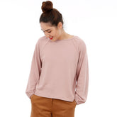 Papierschnittmuster Raglanpullover Frau Caja Damen Studio Schnittreif