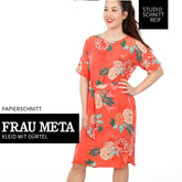 Kleid Frau Meta Studio Schnittreif Papierschnittmuster