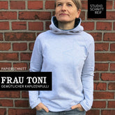 Papierschnittmuster Frau Toni Hoodie Studio Schnittreif