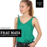 Papierschnittmuster Top Frau Maya Studio Schnittreif