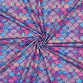 Jersey Meerjungfrau Schuppen blau rosa