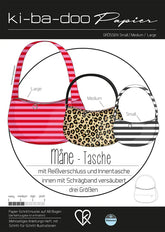 Papierschnittmuster Tasche Mane Kibadoo Mondtasche