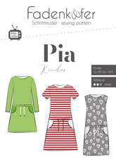 Papierschnittmuster Kleid Pia Kinder Fadenkäfer
