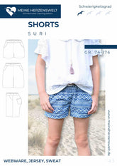 Papierschnittmuster Shorts Suri Gr. 74 -176 Kinder - Meine Herzenswelt