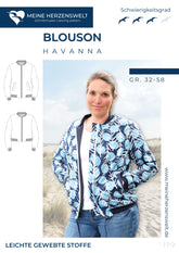 Papierschnittmuster Blouson Havanna meine Herzenswelt Stoffmeisterei
