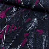 French Terry Leaves Blätter beere