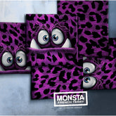 Thorsten Berger French Terry Panel Monsta Leo pink