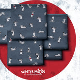 Thorsten Berger Rentiere Wintermoods blau