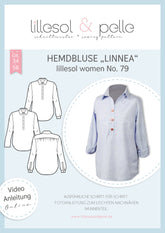 Papierschnittmuster Hemdbluse Linnea Lillesol & Pelle