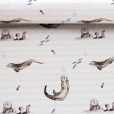 Baumwolljersey Küstenliebe kleine Otter - Stoffmeisterei