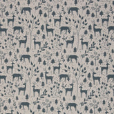 Baumwolljersey Mini Winter rauchblau - Stoffmeisterei