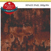 Baumwolljersey Vintage / Usedlook rostbraun - Fräulein von Julie - Stoffmeisterei