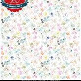 Baumwolljersey zarte Blümchen Pastel - Fräulein von Julie - Stoffmeisterei