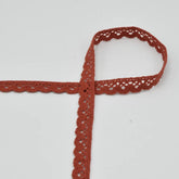 Baumwollspitze Klöppelspitze 15mm terra - Stoffmeisterei