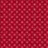 beschichtete Baumwollwebware rot mit weißen Punkten - Stoffmeisterei