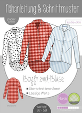 Boyfriend Bluse Damen 32 - 58 Ki - ba - doo Papierschnittmuster - Stoffmeisterei