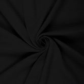 Musselin Uni double Gauze schwarz