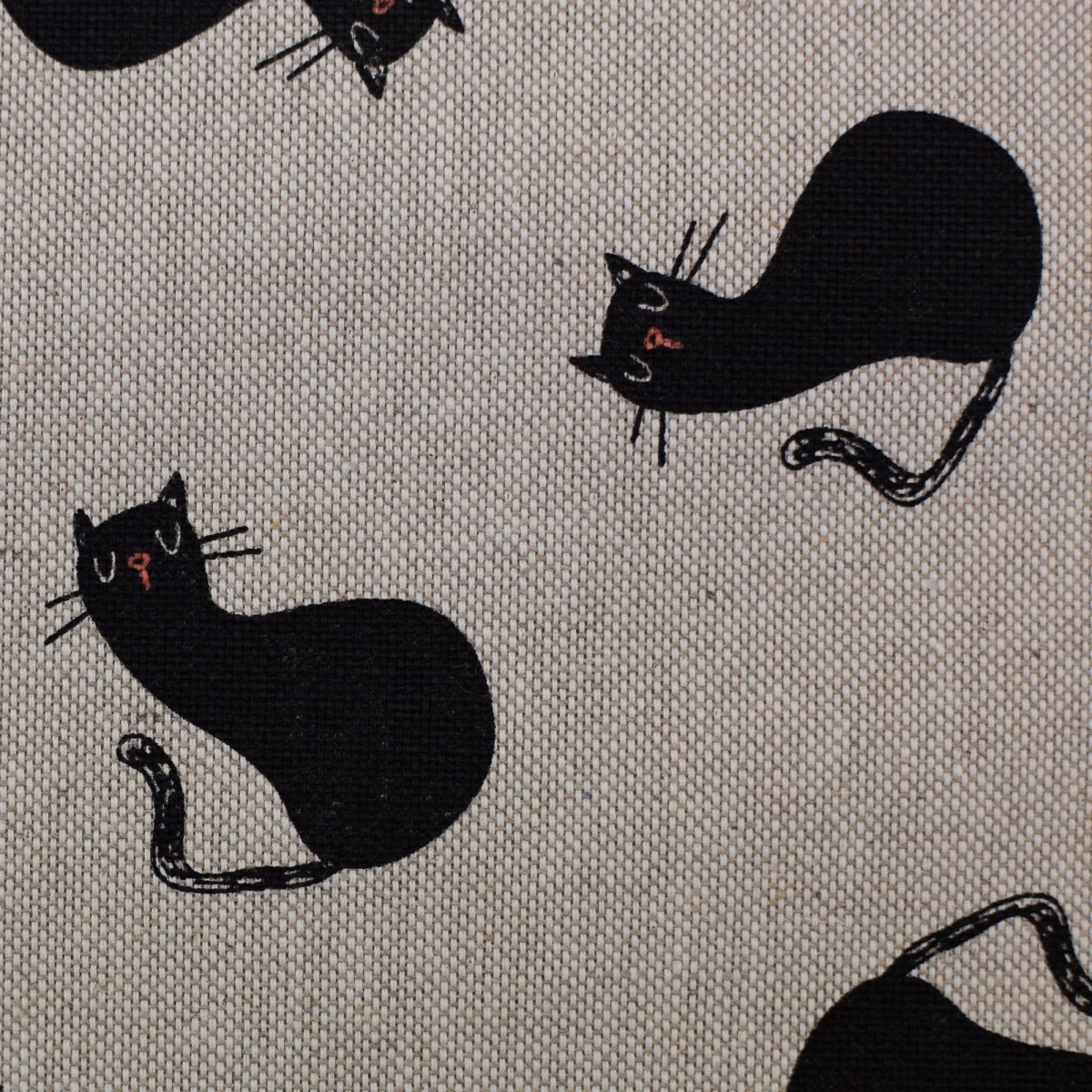 Canvas/ Dekostoff Katzen natur – Stoffmeisterei - Main Image