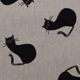 Canvas/ Dekostoff Katzen - natur - Stoffmeisterei
