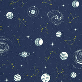 Canvas/ Dekostoff Weltall Nachtleuchtend - Amar Swafing - Stoffmeisterei