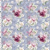 French Terry Allover Peonie Jeans Jessy Sewing - Stoffmeisterei