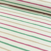 French Terry Aquarell Streifen - Stoffmeisterei